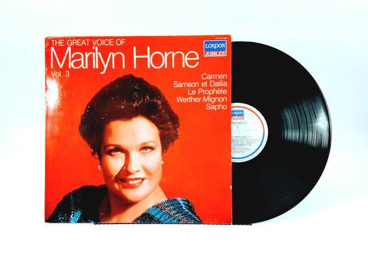Marilyn Horne The Great Voice of Vol. 3 LP London Dutch import 1986 VG+