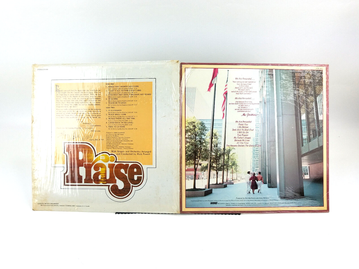 LOT OF 2 BILL GAITHER TRIO LPs