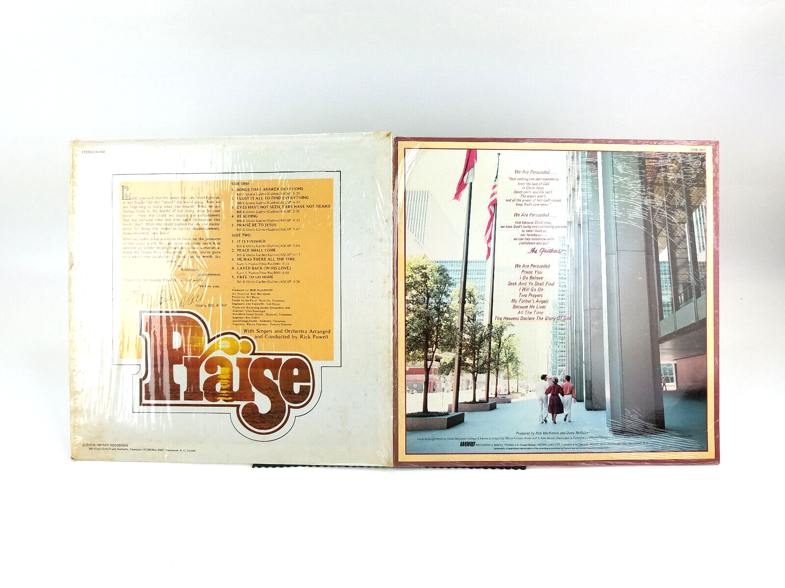 LOT OF 2 BILL GAITHER TRIO LPs