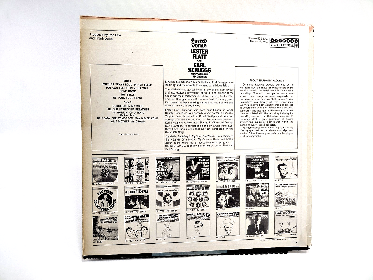 LOT OF 2 Flatt & Scruggs LPs - Cleaned w/ Vinyl Vac!