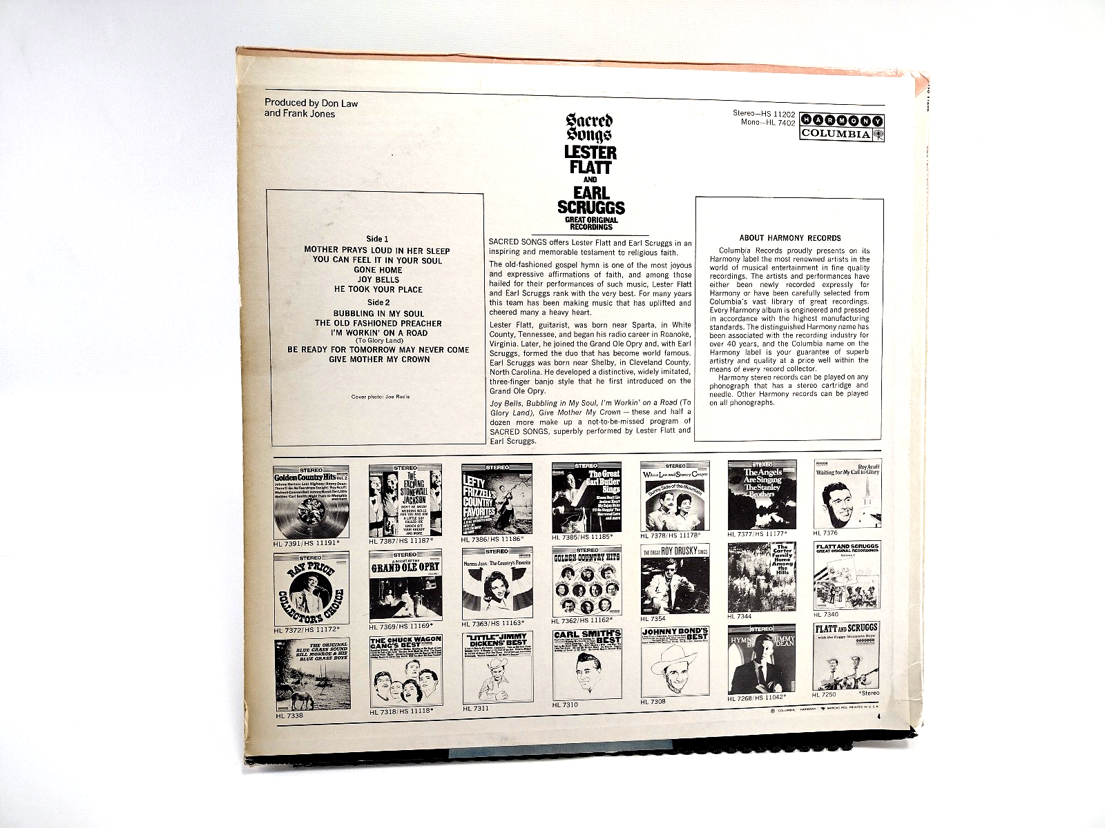 LOT OF 2 Flatt & Scruggs LPs - Cleaned w/ Vinyl Vac!