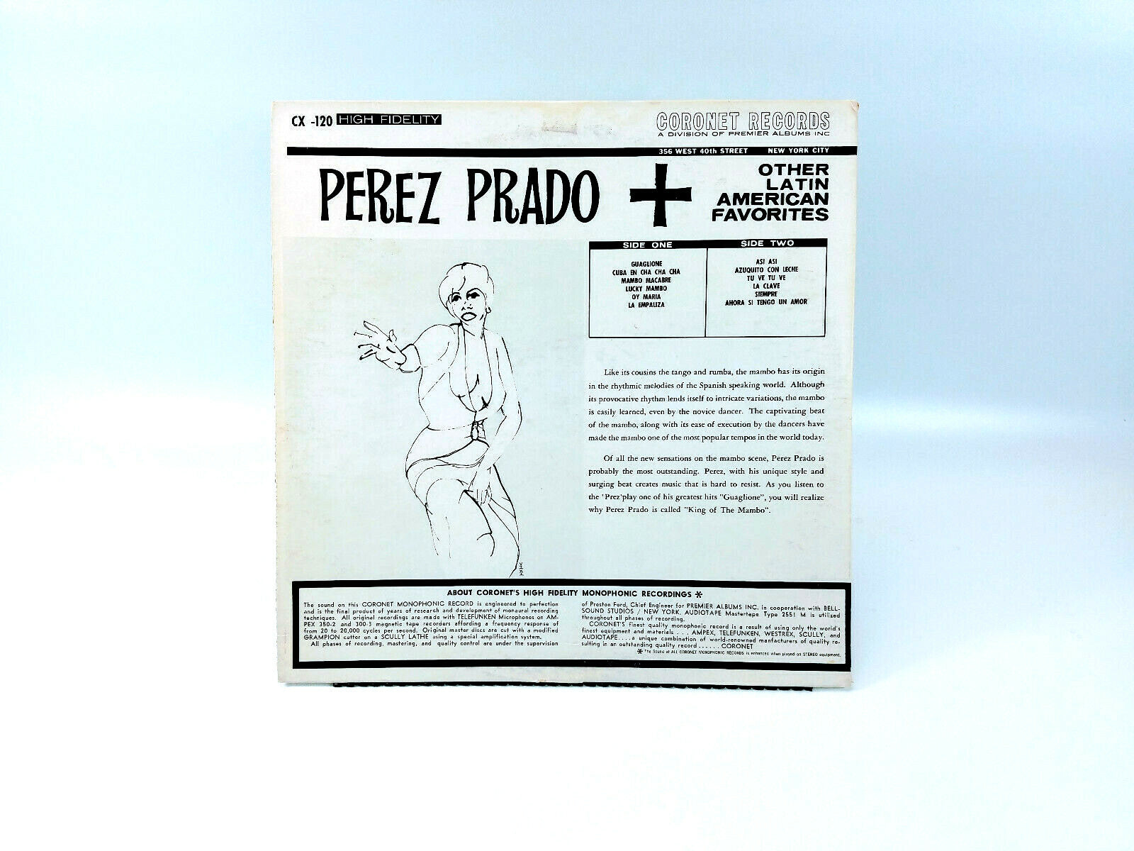 Perez Prado - Great Mambos (1960) | Vinyl LP | VG