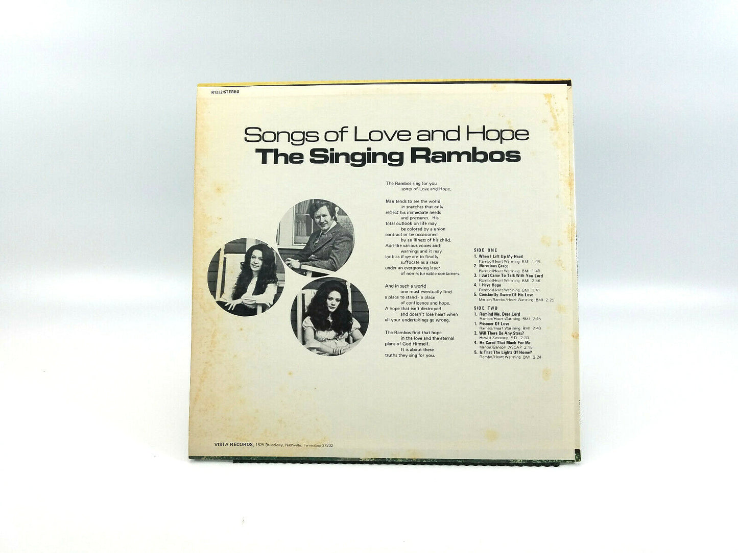 LOT OF 4 RAMBOS LPs VG/VG+