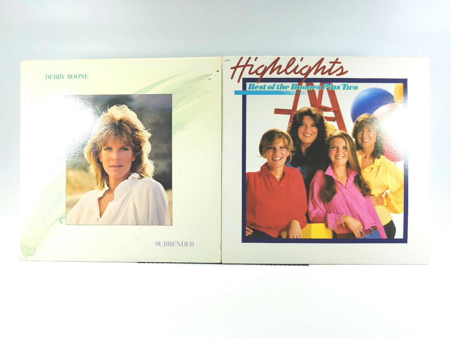 Lot of 2 Boones Girls LPs - Highlights Best Of The Boones Plus Two & Surrender