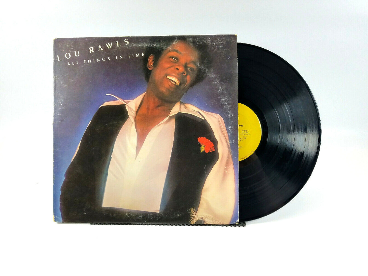 Lot of 2 Lou Rawls LPs - Unmistakably Lou & All Things In Time