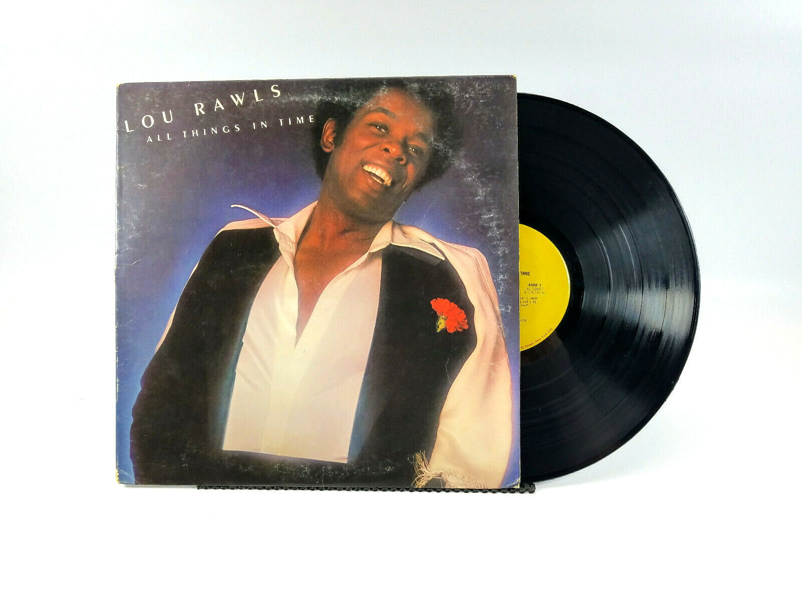 Lot of 2 Lou Rawls LPs - Unmistakably Lou & All Things In Time