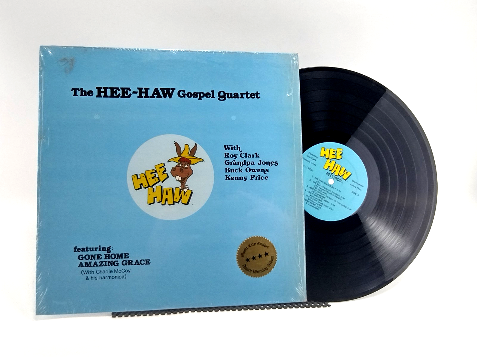 LOT OF 2 Hee Haw Gospel Quartet LPs - NM - Cleaned w/ Vinyl Vac!