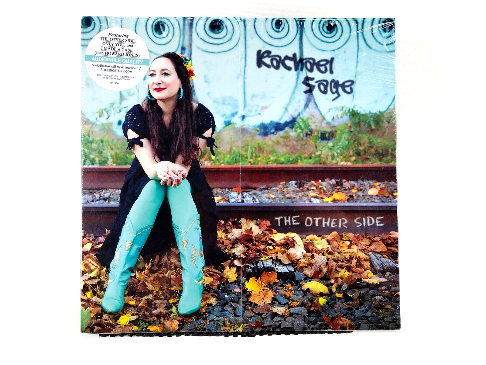Rachael Sage - The Other Side, Deluxe Edition, Translucent Blue LP HYPE STICKER