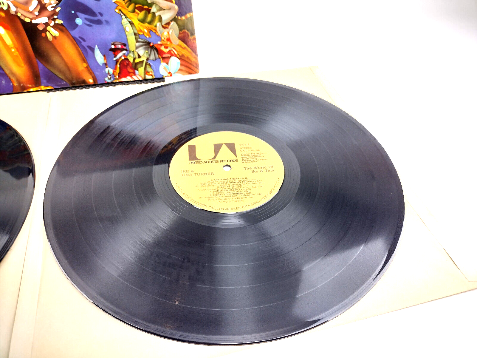 Ike & Tina Turner - The World Of Ike & Tina  United Artists Records – UA-LA06 LP