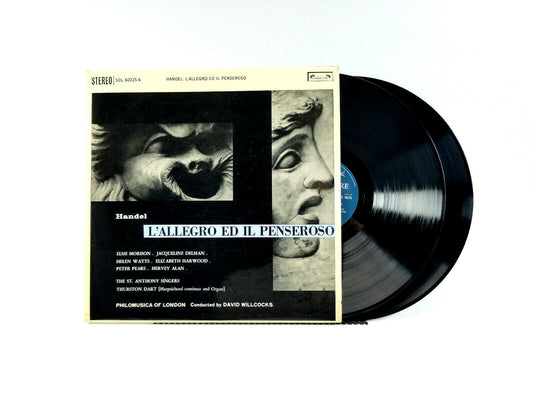Handel* - L'Allegro Ed Il Penseroso  L'Oiseau-Lyre,Robert Stace SOL-60025-6