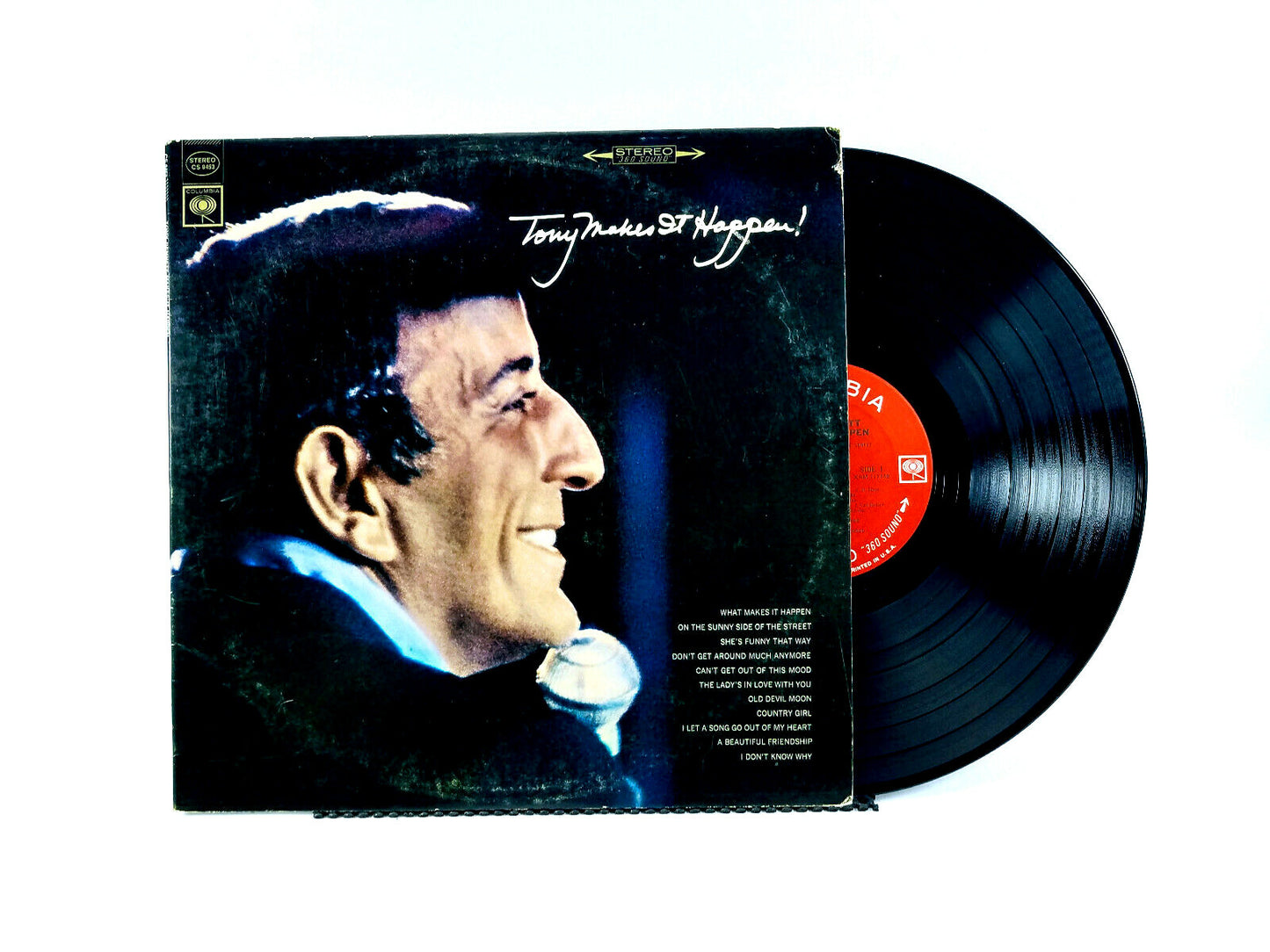 Lot of 2 Tony Bennett LPs - Tony Makes It Happen! & A Time For Love VG+