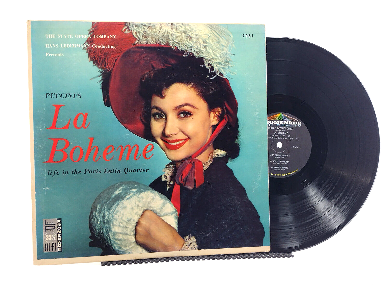 Puccini's La Boheme -  Life In The Paris Latin Quarter LP