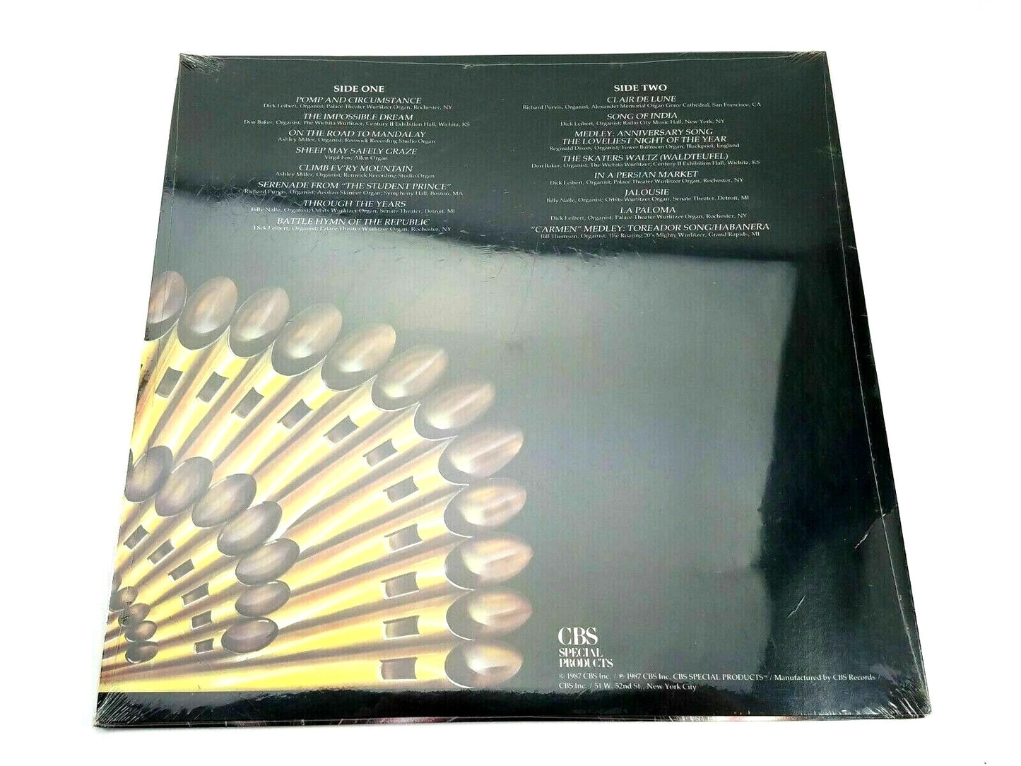 Various-Pipe Organ Spectacular LP-CBS-P 19992 NEW SEALED COPY!