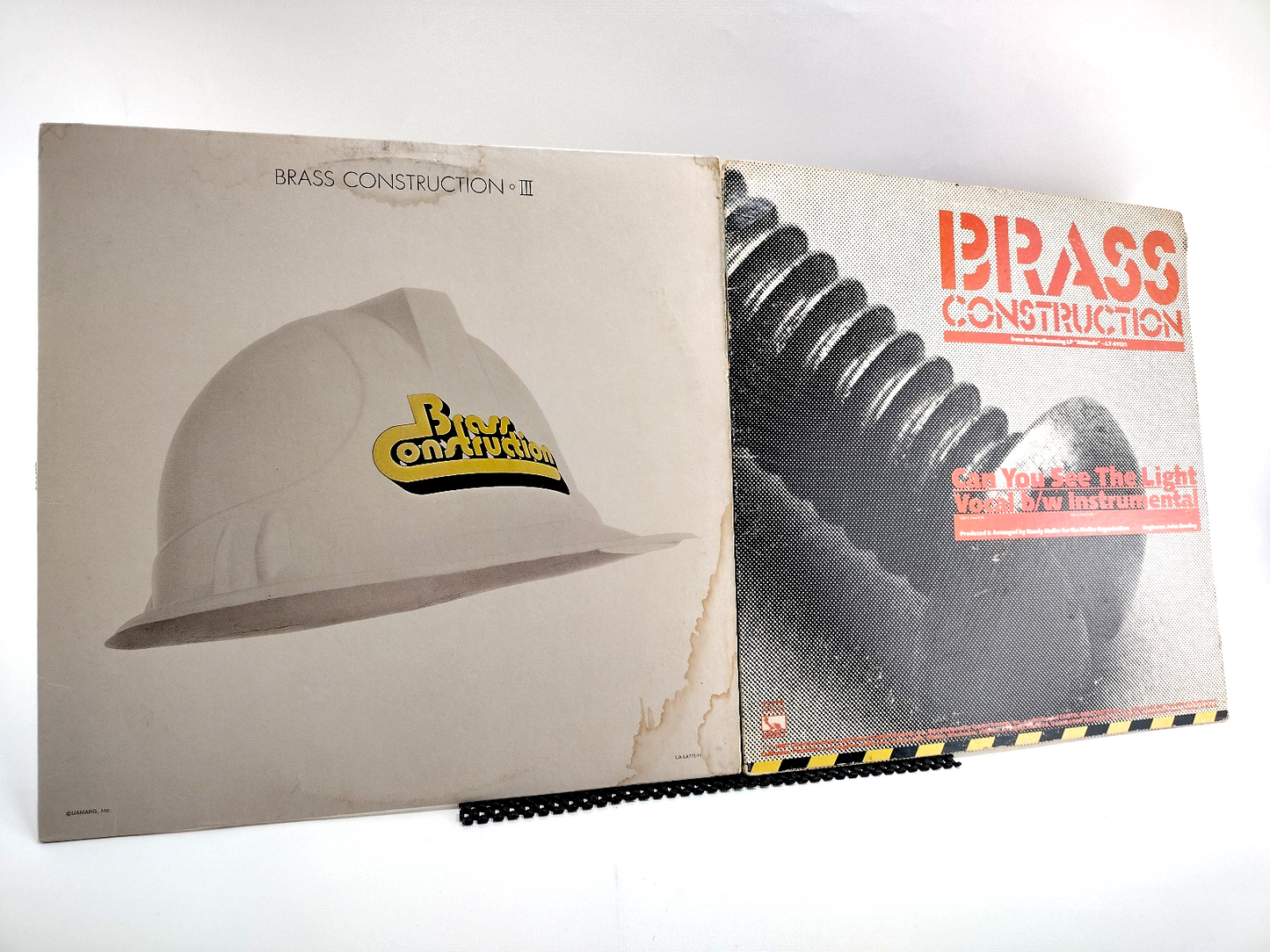 Lot of 2 Brass Construction LPs - Cleaned w/ Vinyl Vac!