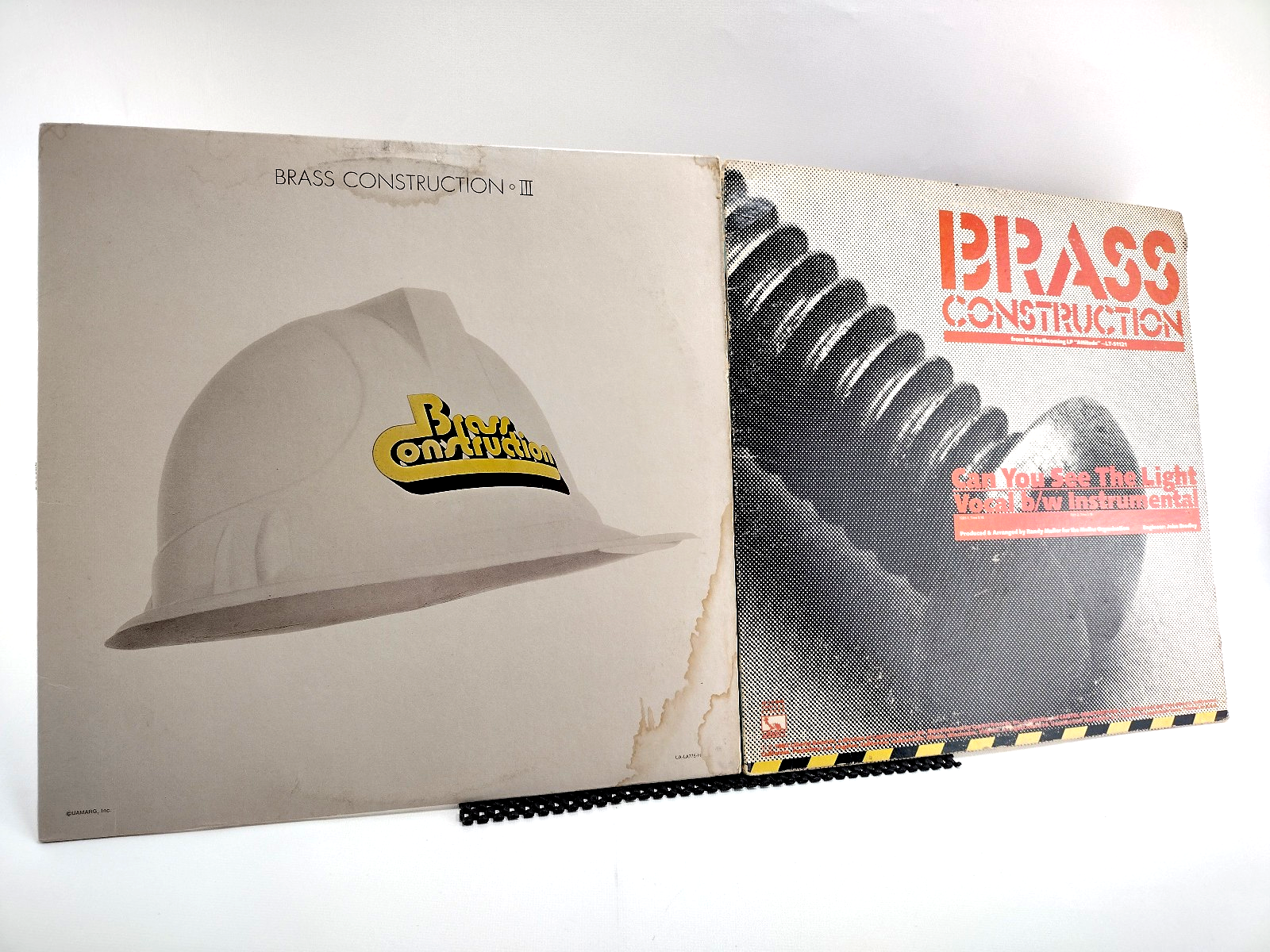 Lot of 2 Brass Construction LPs - Cleaned w/ Vinyl Vac!