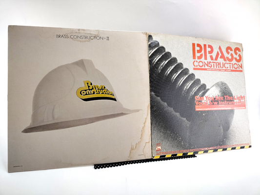 Lot of 2 Brass Construction LPs - Cleaned w/ Vinyl Vac!