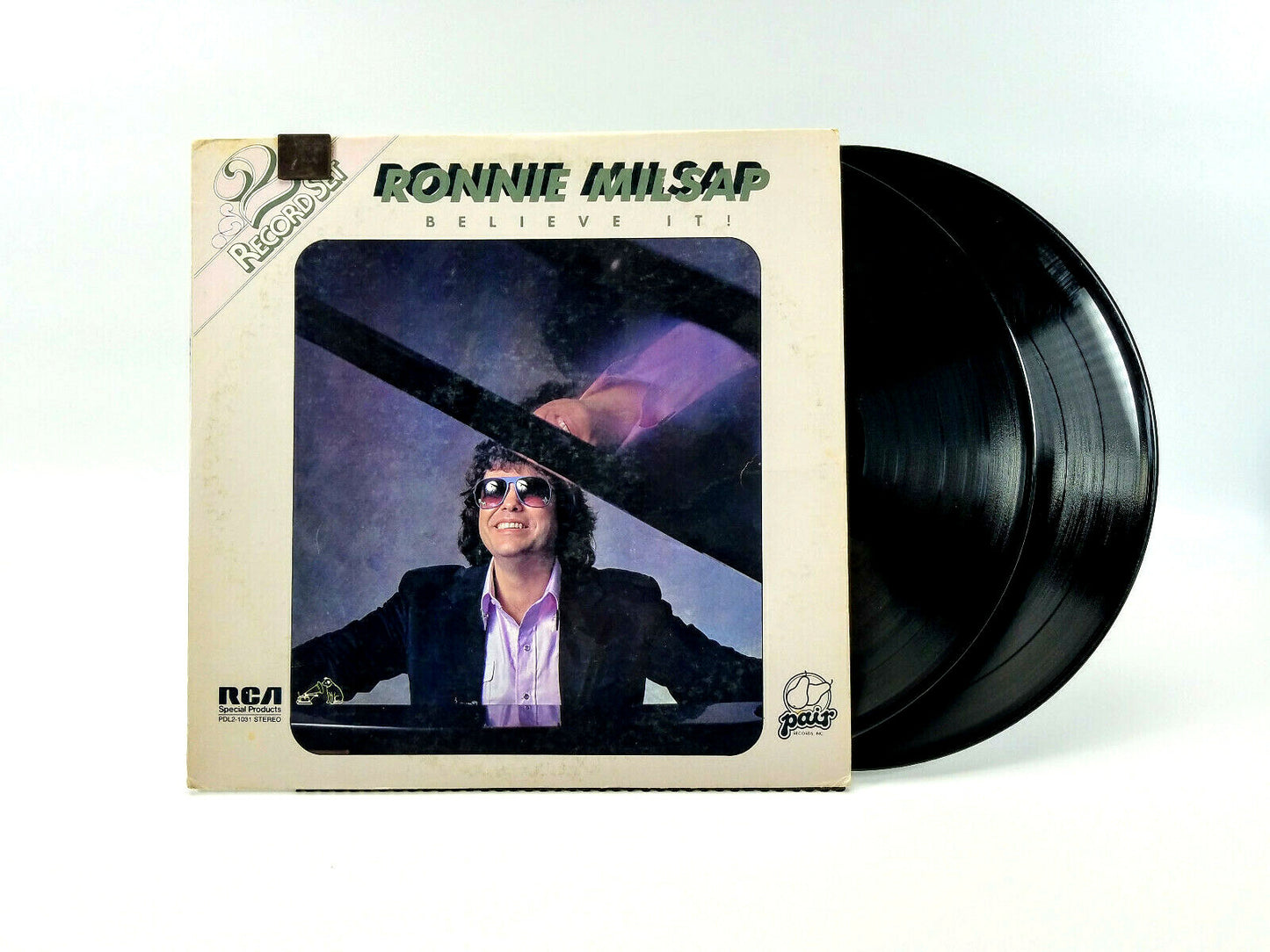 Lot of 3 Ronnie Milsap LPs - 20 20 Vision, Believe It & There's No Gettin Over..