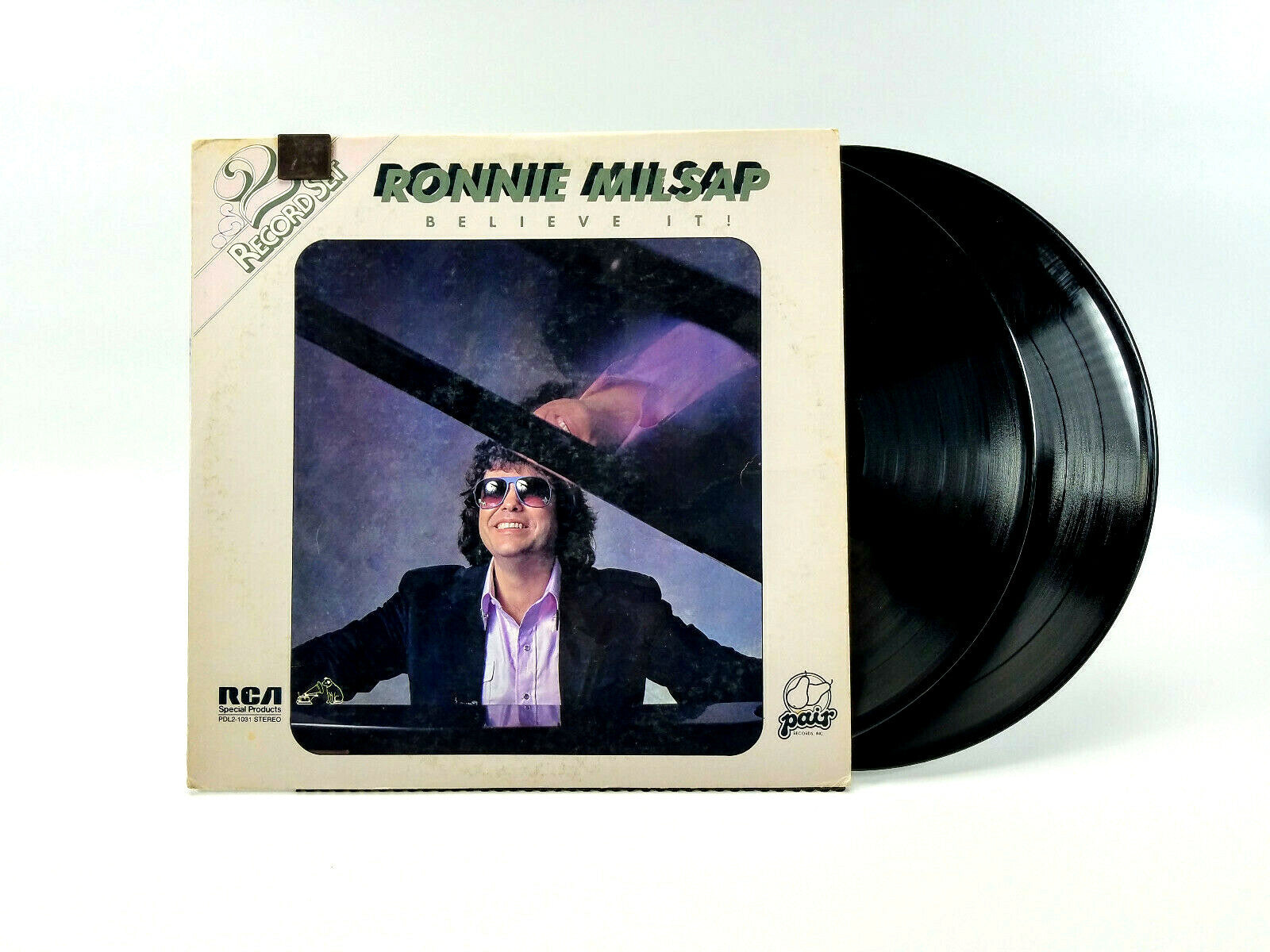 Lot of 3 Ronnie Milsap LPs - 20 20 Vision, Believe It & There's No Gettin Over..