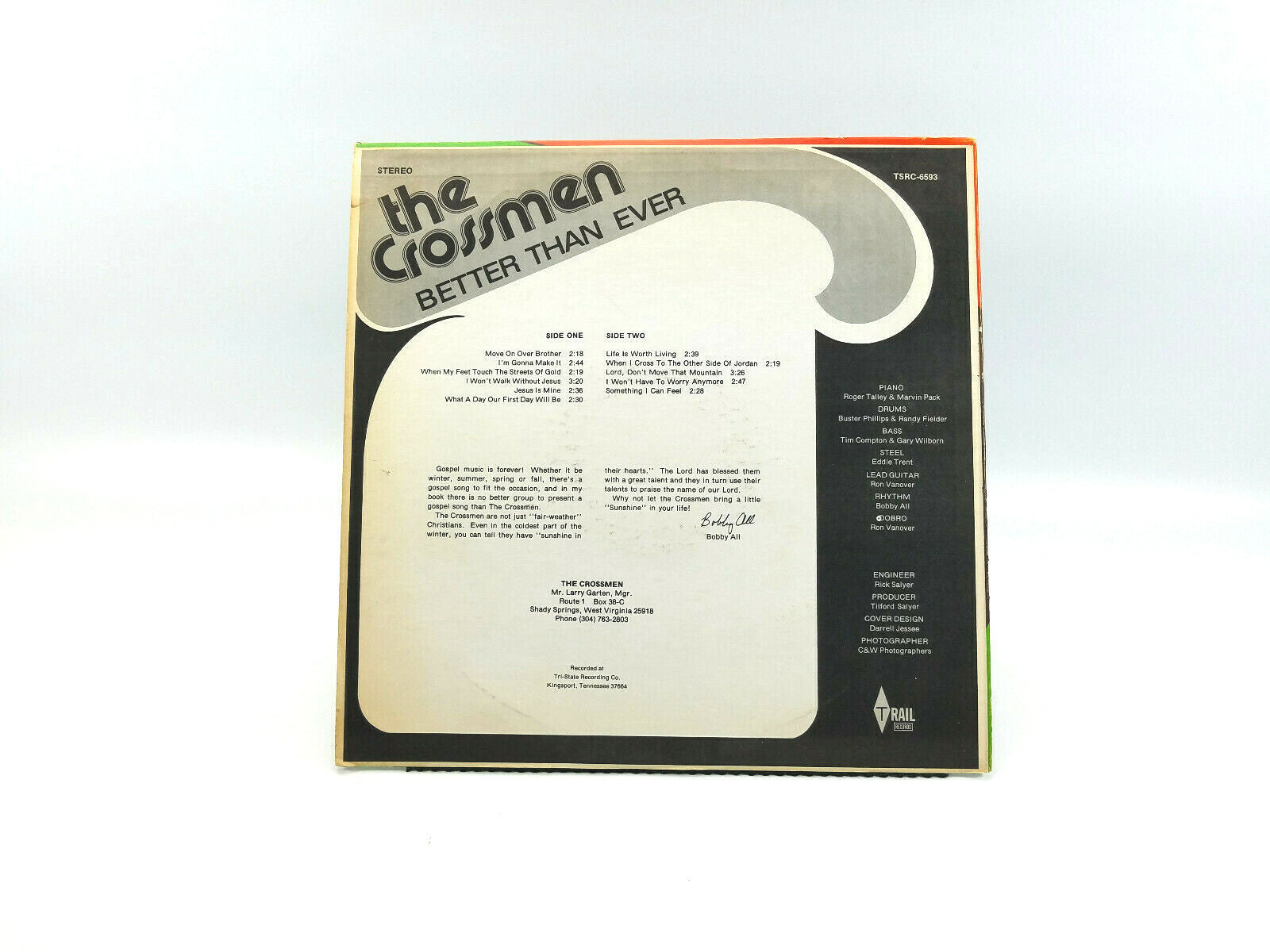 LOT OF 4 THE CROSSMEN LPs