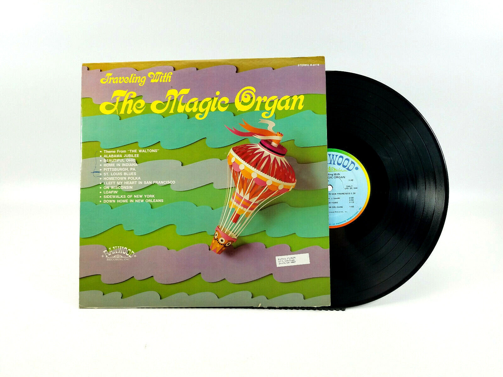 LOT OF 5 ORGAN LPs