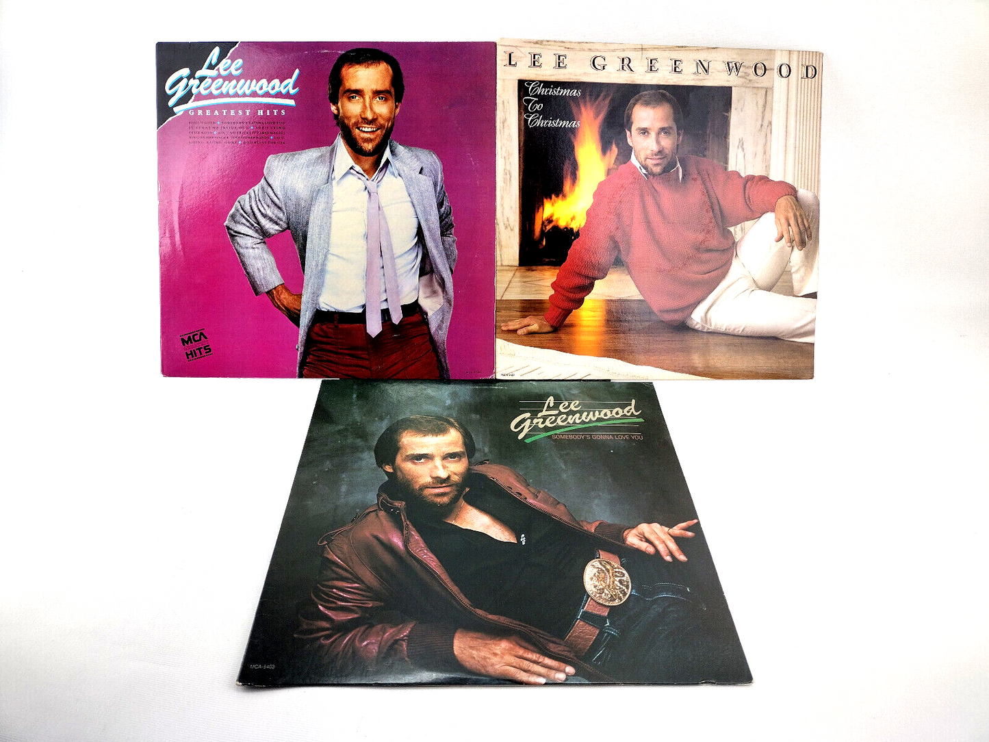 LOT OF 3 LEE GREENWOOD , Vinyl, LPs - VG+
