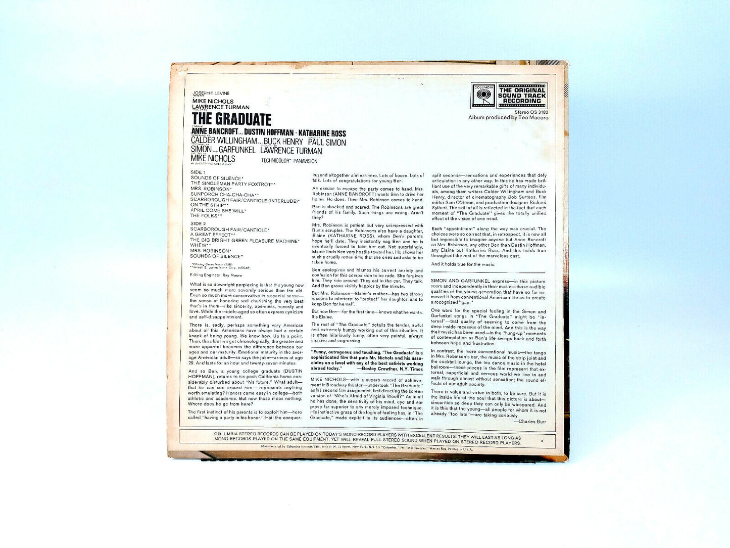 Paul Simon - The Graduate (1968) | Vinyl LP | VG+