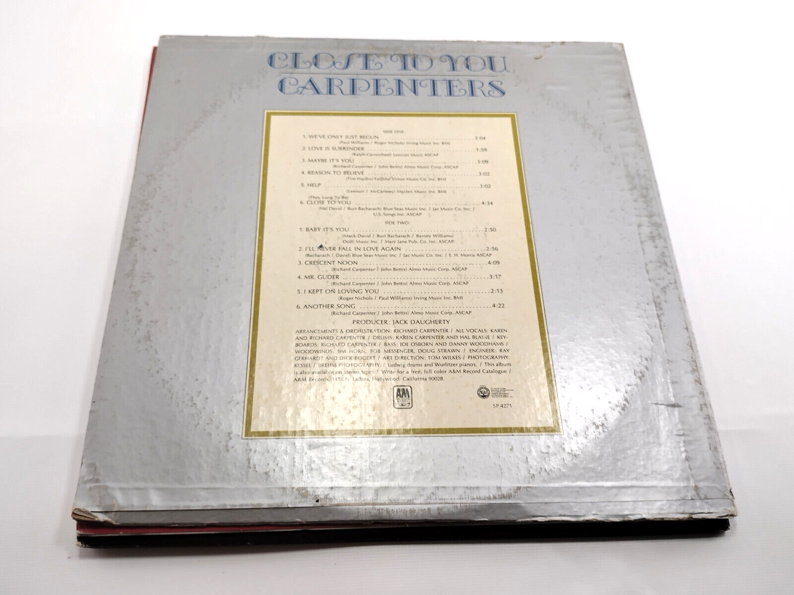 LOT OF 3 CARPENTERS LPs - The Singles, Close To You, Voice of The Heart