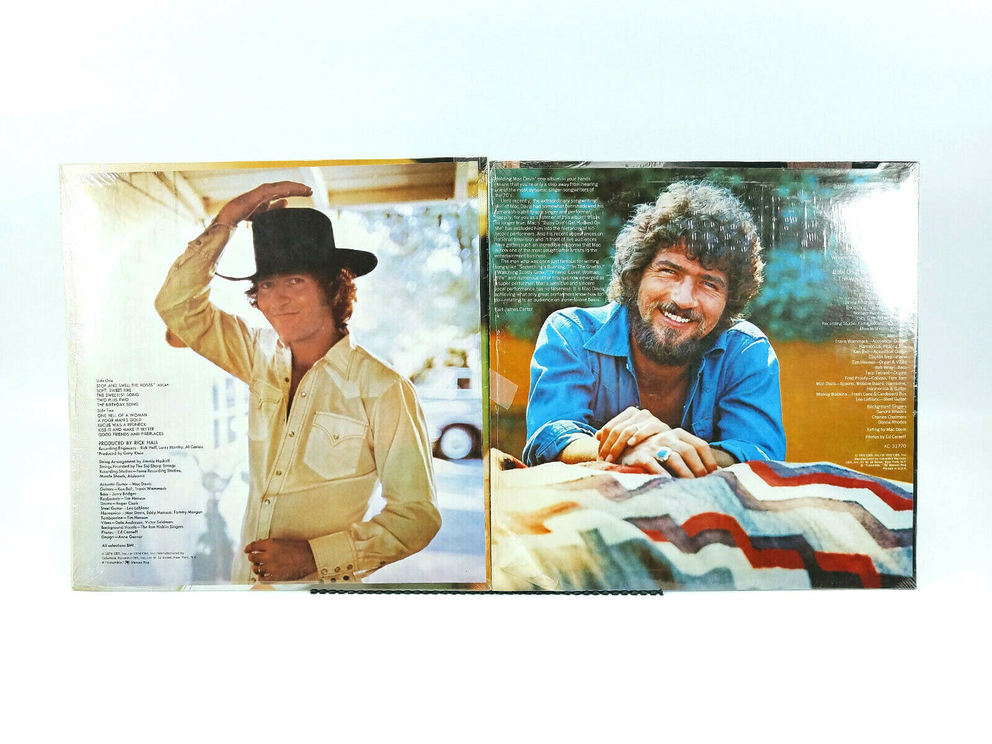 LOT OF 2 MAC DAVIS LPs VG+