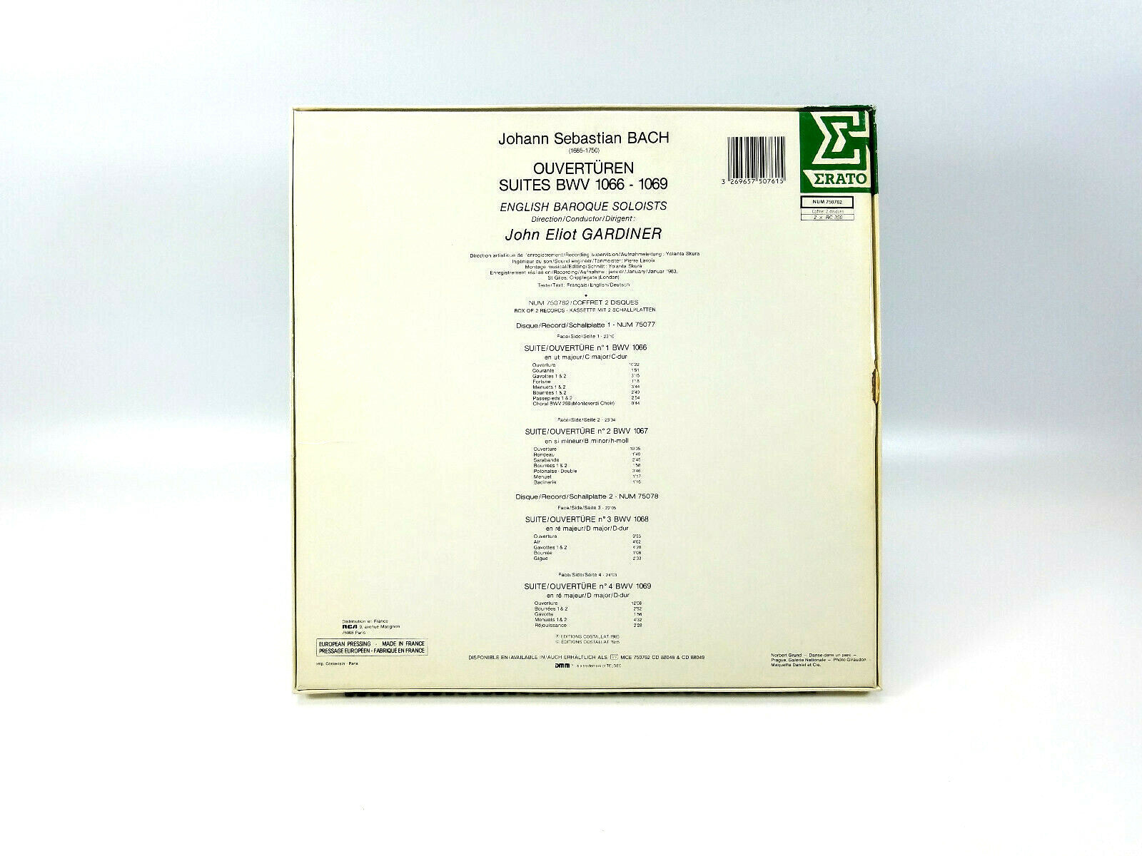 J.S. Bach*, The English Baroque Soloists, John Eliot Gardiner - Ouvertüren/Suite