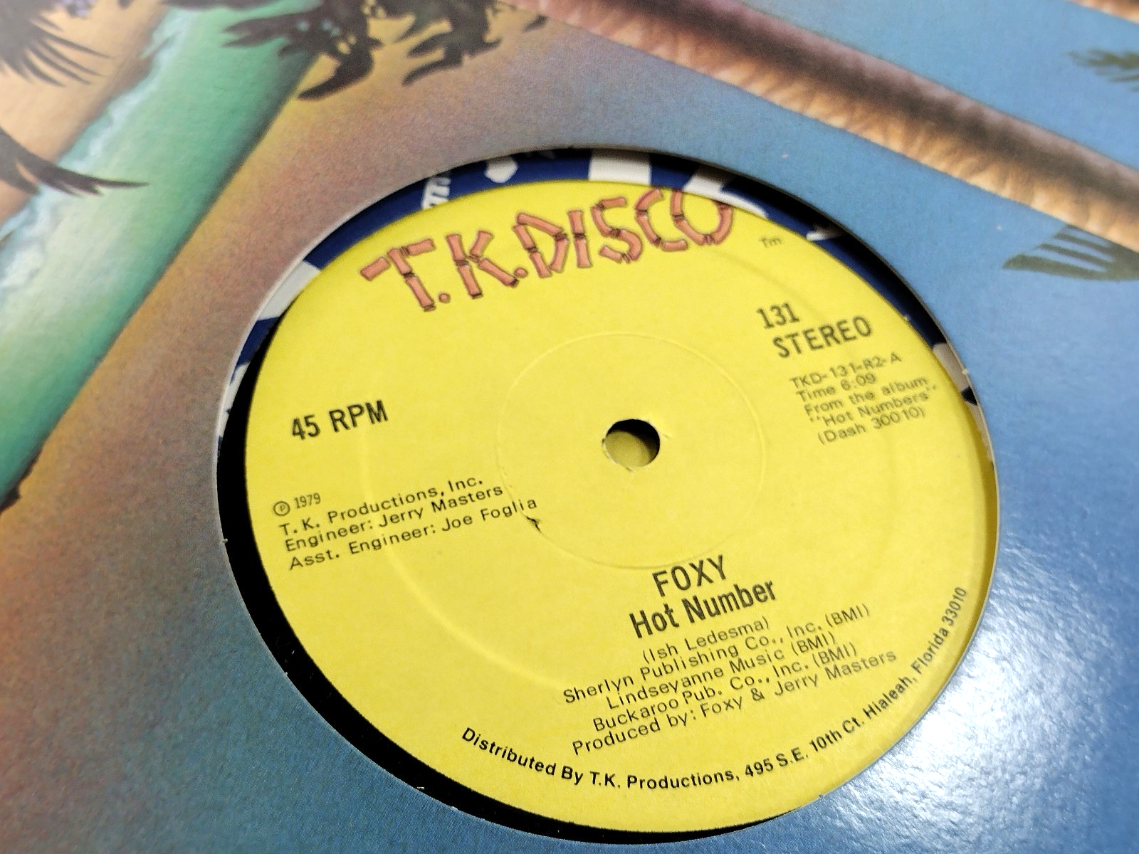 LOT OF 2 FOXY LPs (33 & 45PRM - PROMO), Cleaned w/ Vinyl Vac!