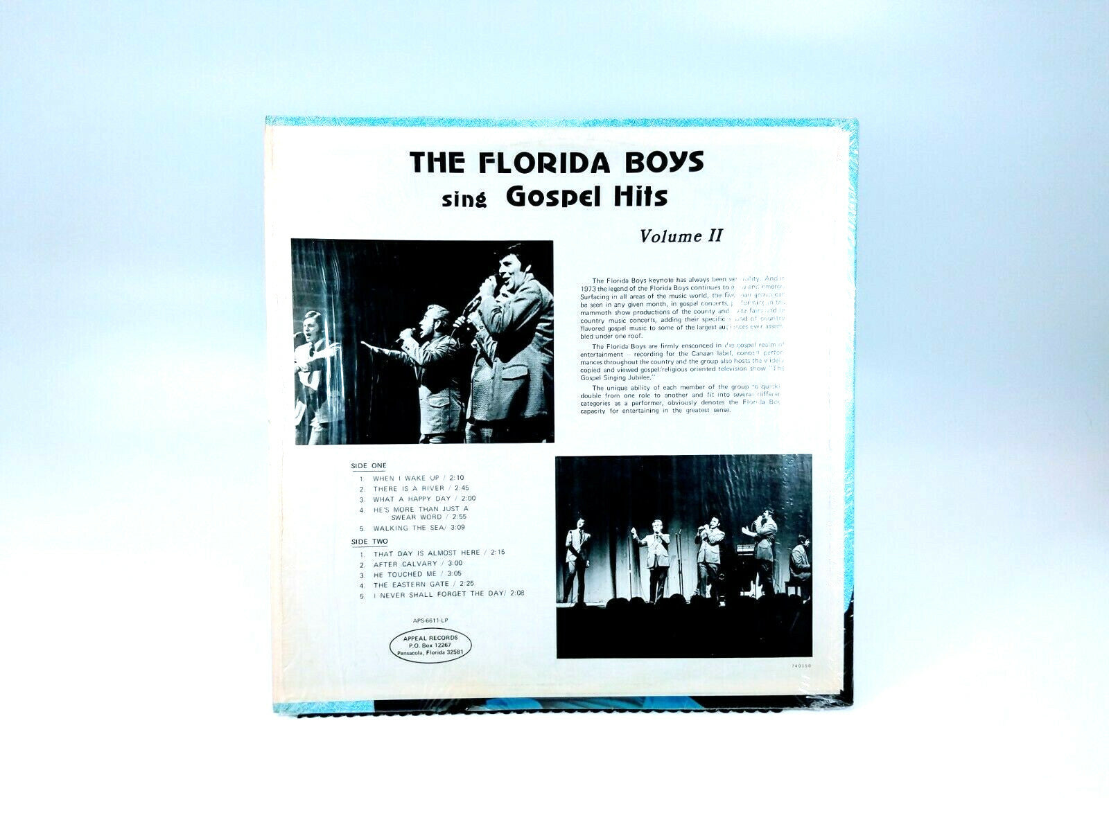 The Florida Boys Sing Gospel Hits Volume 2 - Cleaned w/ Vinyl Vac!