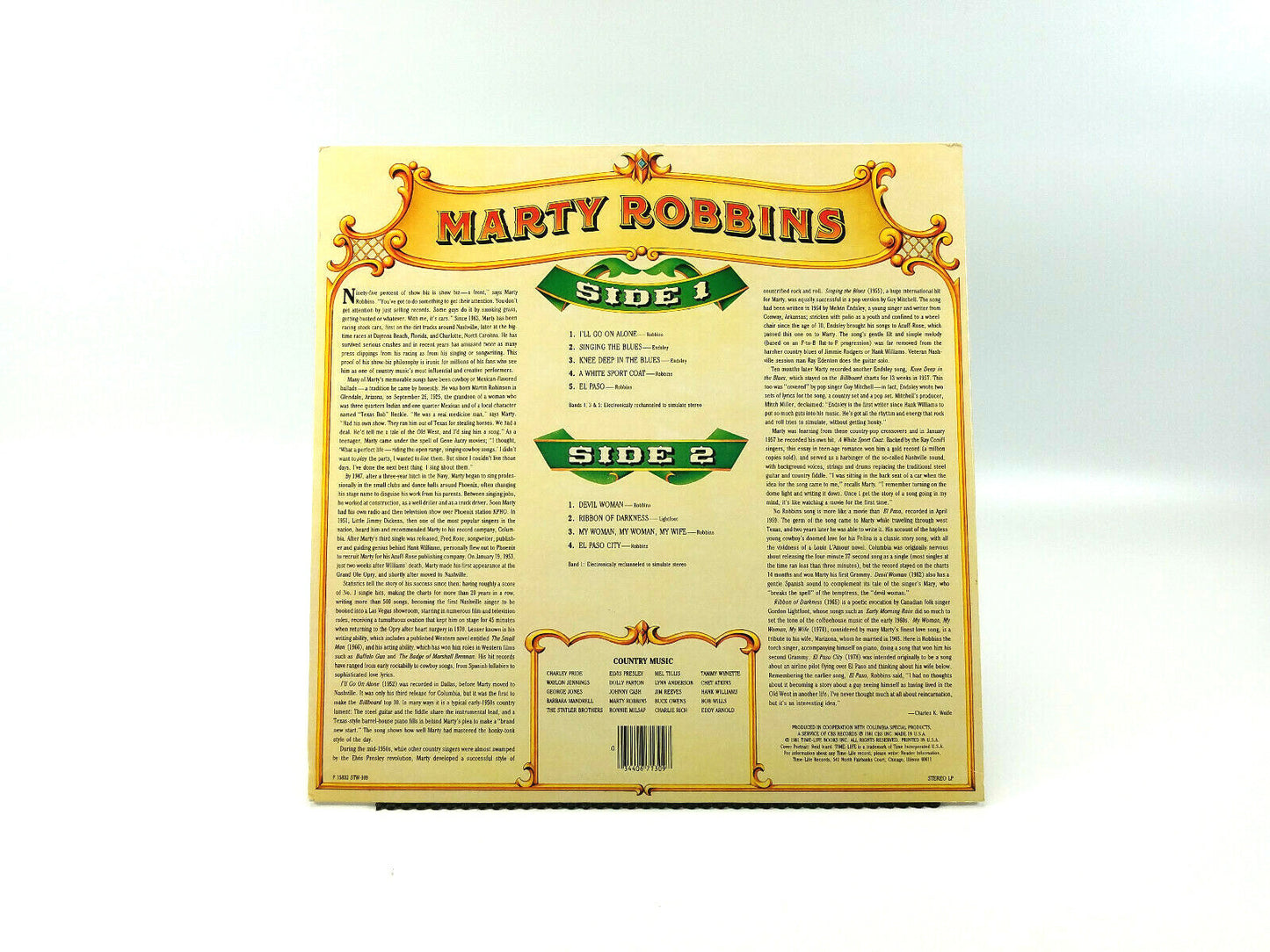 LOT OF 3 MARTY ROBBINS LPs