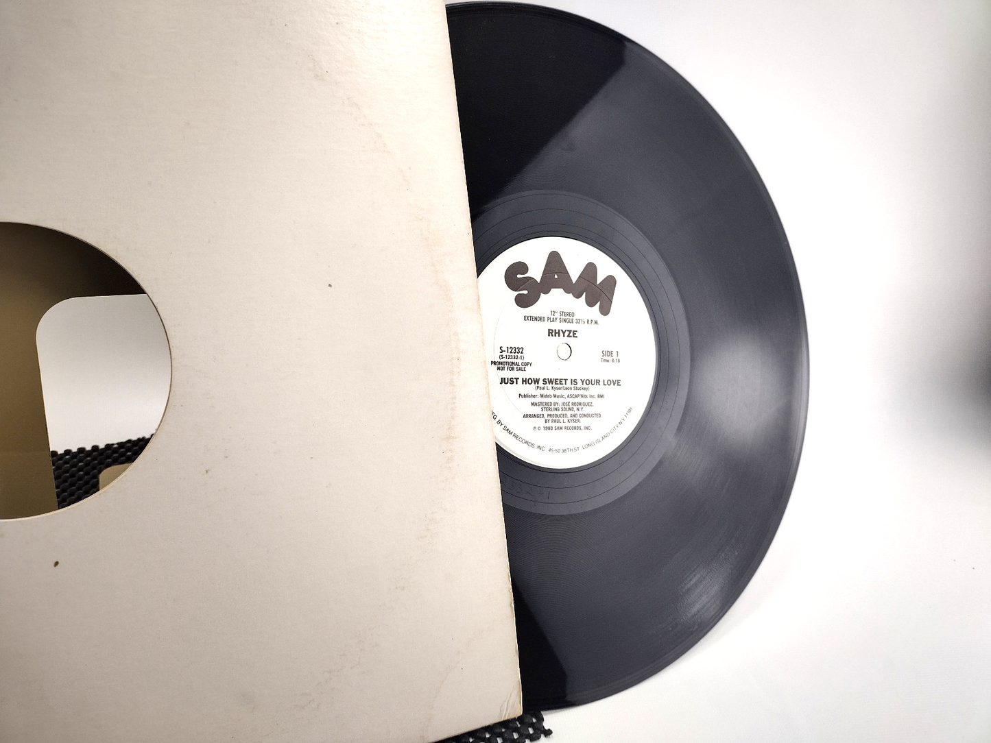 Rhyze - Just How Sweet Is Your Love / I Found Love In You PROMO LP