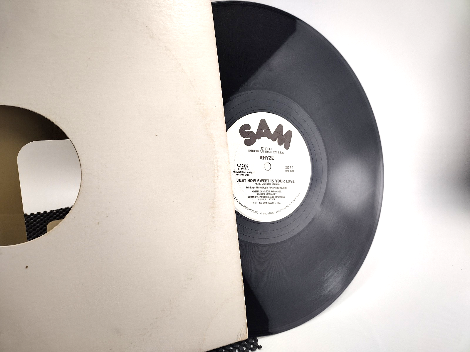 Rhyze - Just How Sweet Is Your Love / I Found Love In You PROMO LP