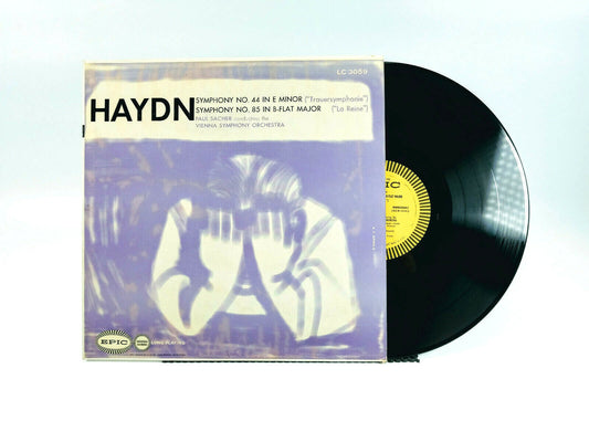 Joseph Haydn Symphony No. 44 In E Minor No. 85 In B-Flat Major Epic LC 3059 LP