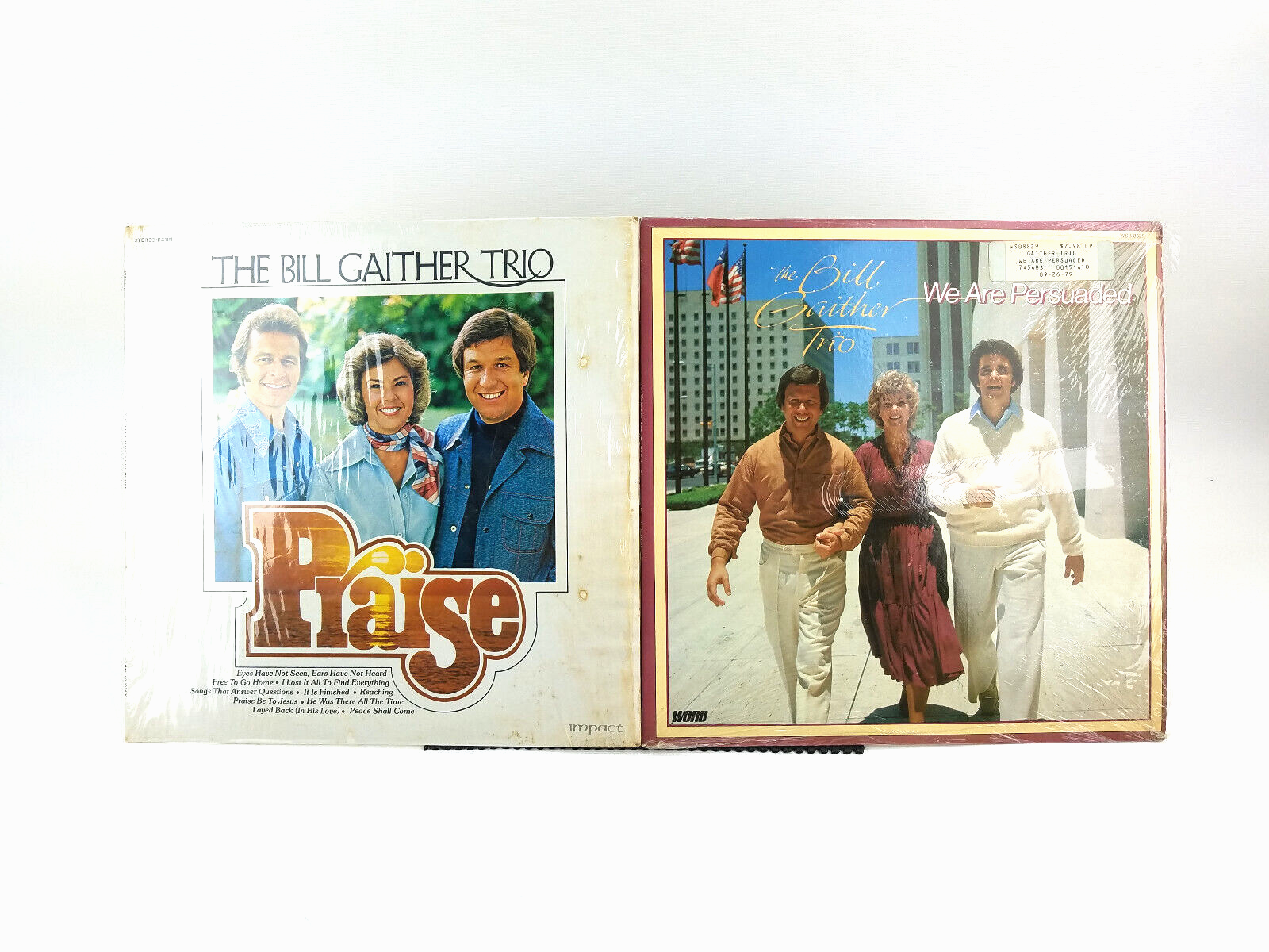 LOT OF 2 BILL GAITHER TRIO LPs
