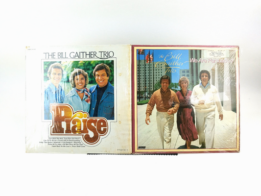 LOT OF 2 BILL GAITHER TRIO LPs