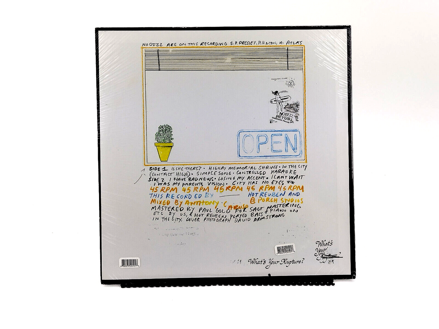 NODZZZ, Vinyl, LP - Brand New Sealed. RARE - Limited