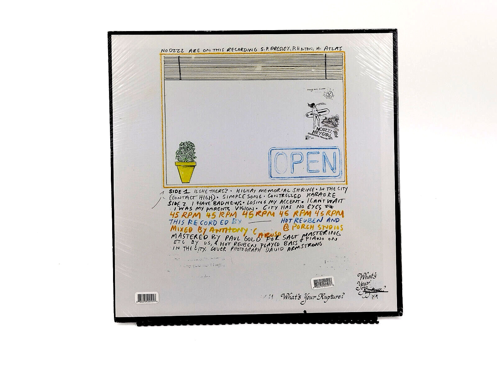 NODZZZ, Vinyl, LP - Brand New Sealed. RARE - Limited