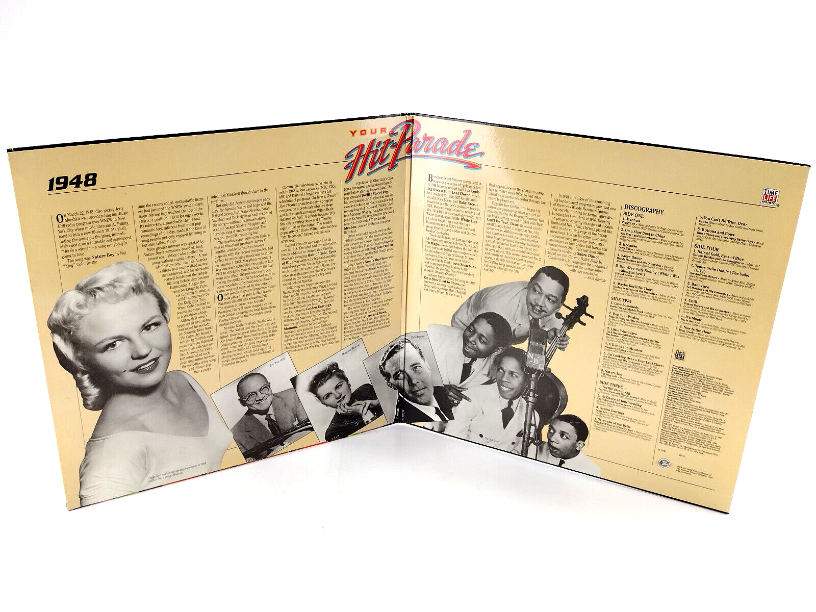 LOT OF 5 Your Hit Parade - Time, Life Music Vinyl, LPs 1948-1952