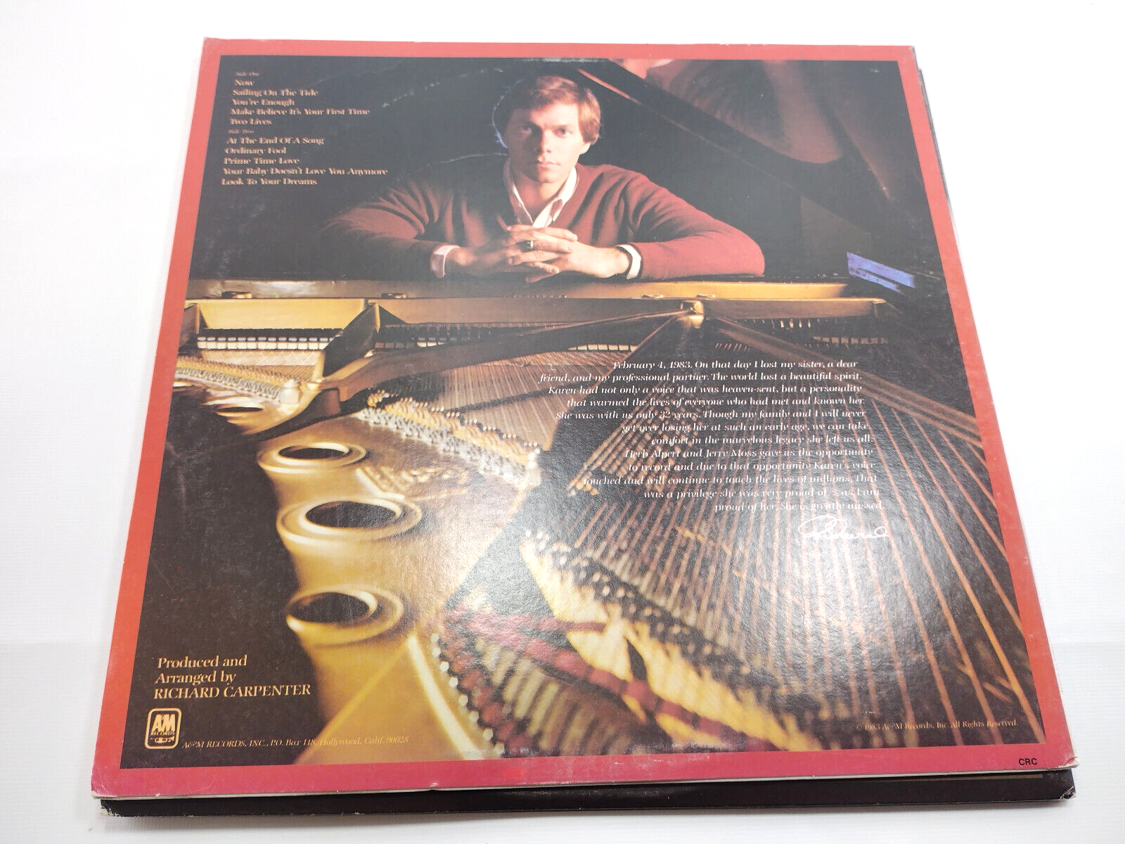 LOT OF 3 CARPENTERS LPs - The Singles, Close To You, Voice of The Heart