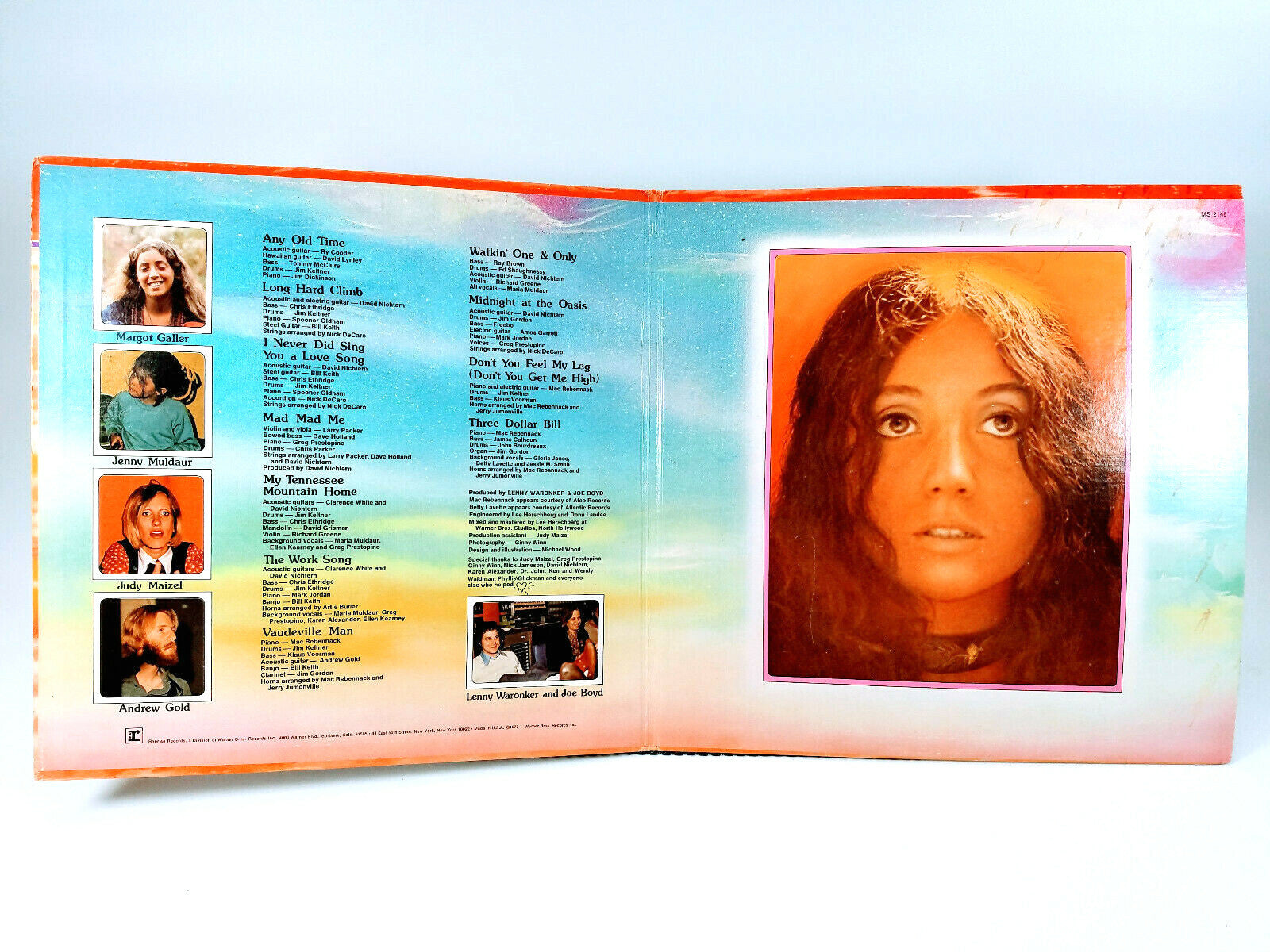 Maria Muldaur Self Titled |Gate-Fold Reprise MS-2148 1973 - VG+