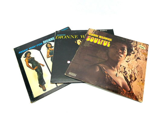 LOT OF 3 DIONNE WARWICK LPs