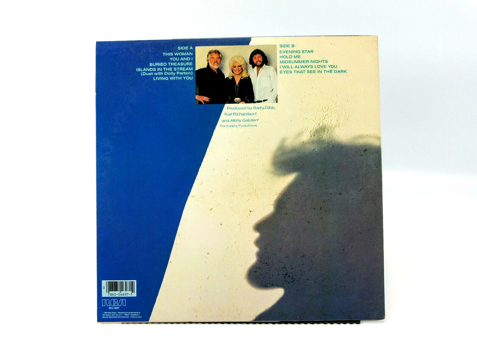 Lot of 3 Kenny Rogers LPs - Greatest Hits, Love Will... & Eyes That See In The..