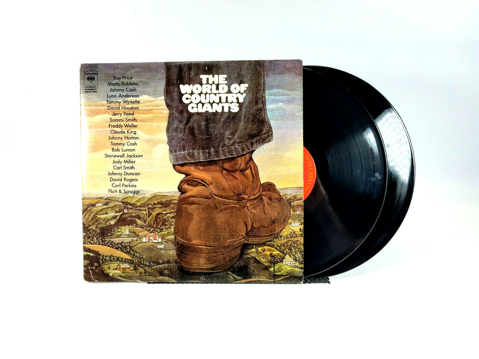 Lot of 2 Country Hits LPs - Various Artists