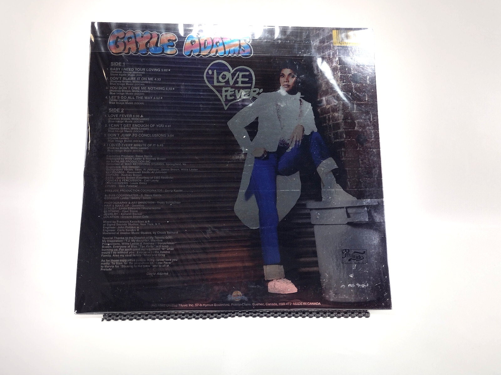 Gayle Adams - Love Fever, Translucent Clear Vinyl, LP - Sealed Copy!