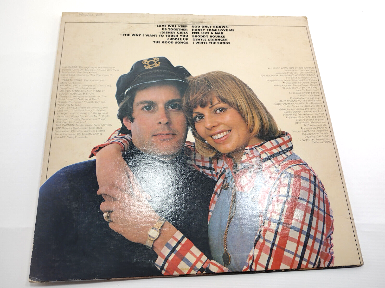 LOT OF 2 CAPTAIN & TENNILLE LPs - Greatest Hits, Love Will Keep Us Together