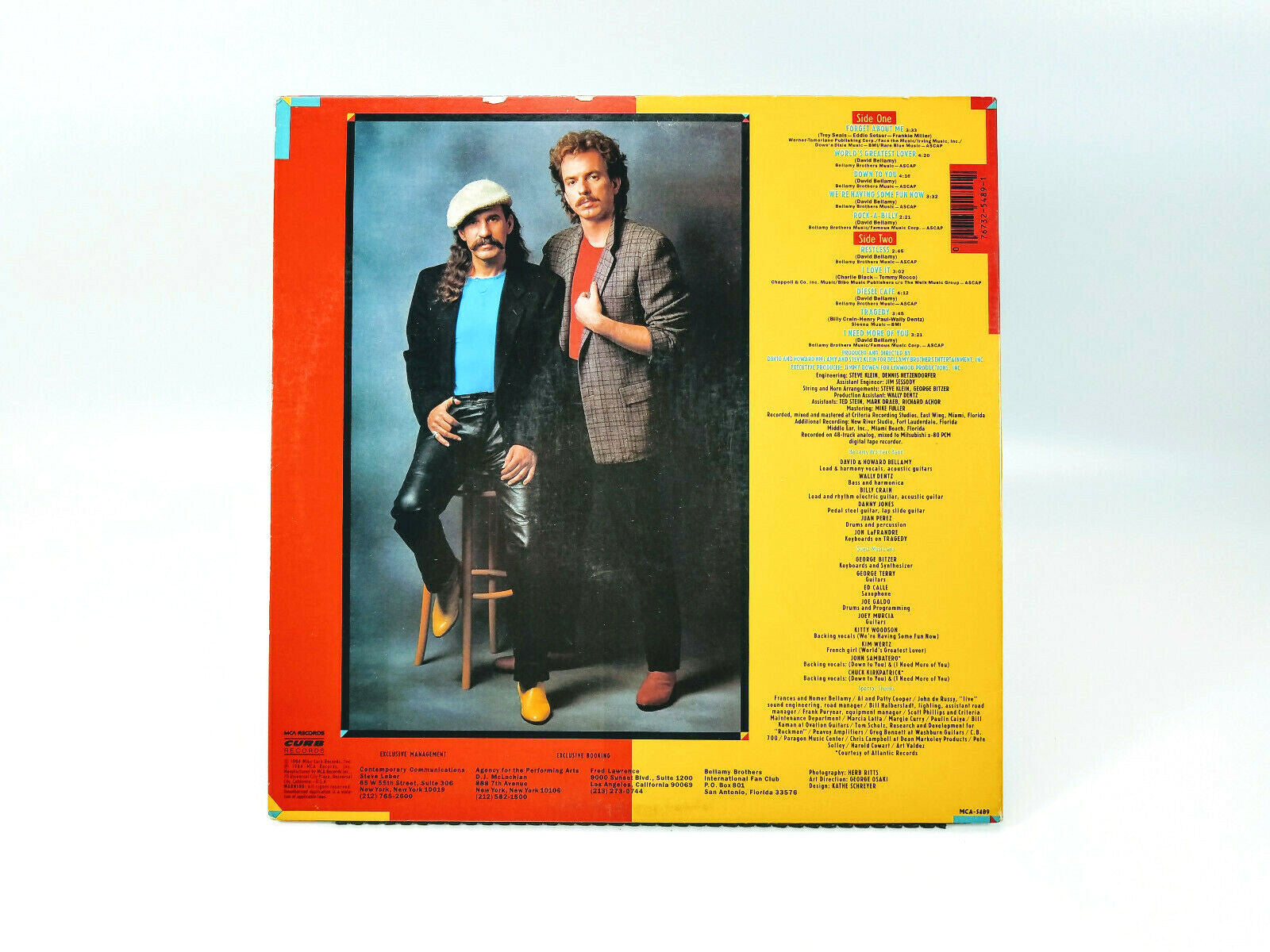 The Bellamy Brothers - Restless (1984) | Vinyl LP | VG+ PROMO COPY!