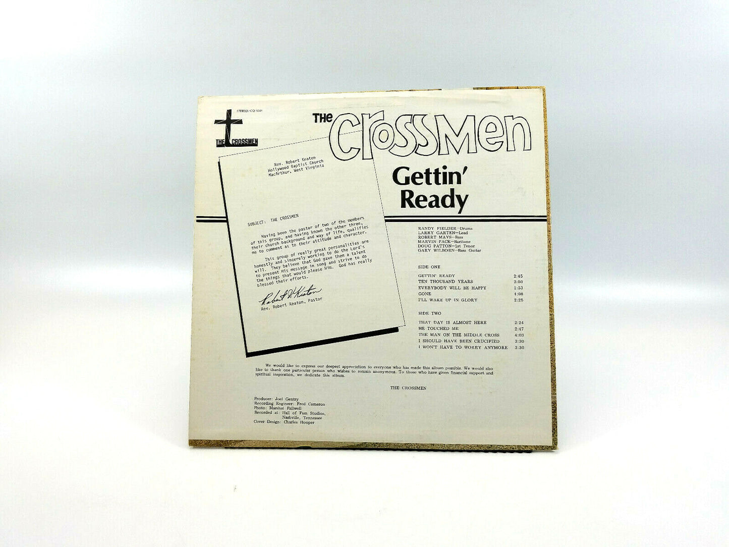 LOT OF 4 THE CROSSMEN LPs