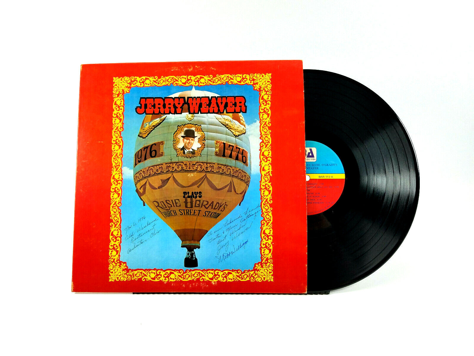 Jerry Weaver (2) - Jerry Weaver Plays Rosie O'Grady's - Autographed! VG+